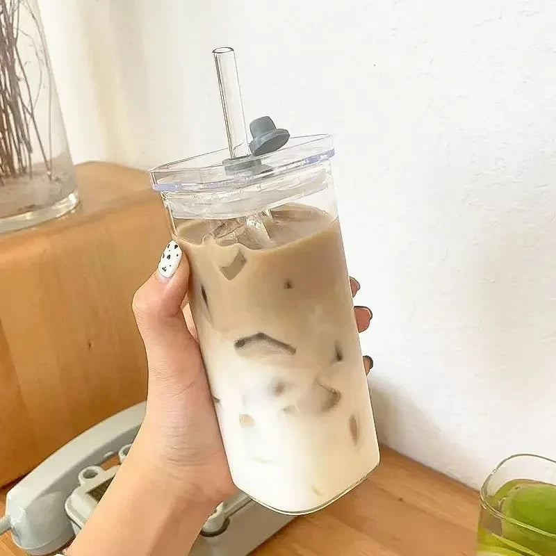 Square Heat Resistant Glass Cup